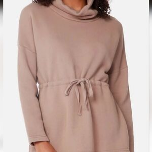 NWT Bobi drawstring waist turtleneck top.
